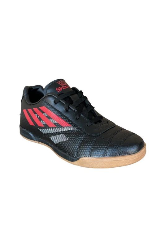 Unisex Futsal Indoor Track Sneakers BLACK - RED