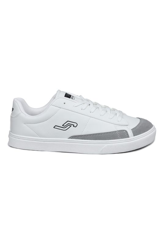 28167 White - Gray Men's Sneaker Casual Sneakers