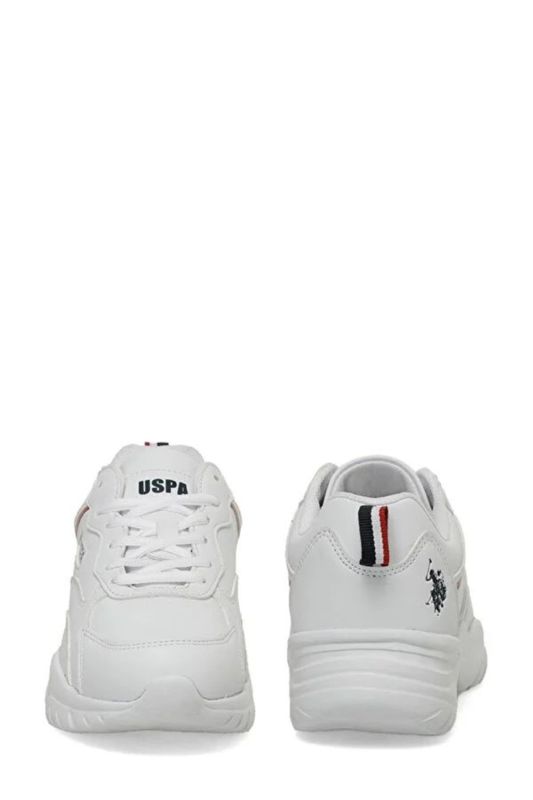 U.s Polo Assn. Tracey 3fx High Sole White Unisex Sneakers