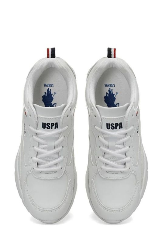 U.s Polo Assn. Tracey 3fx High Sole White Unisex Sneakers