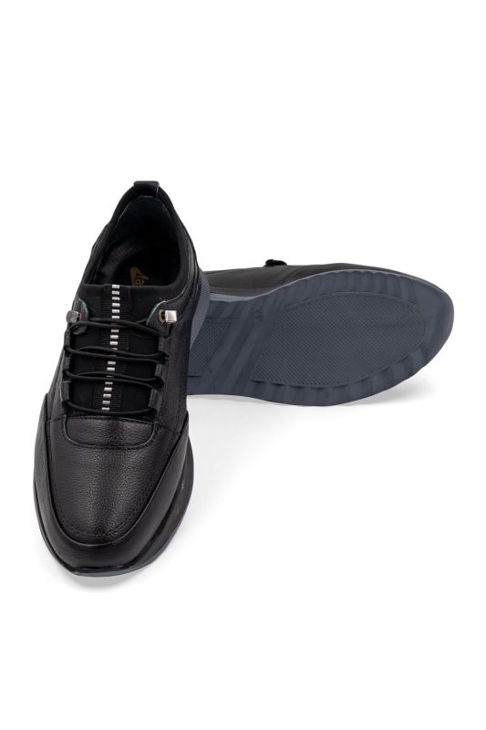 Men's Genuine Leather Orthopedic Comfort Sneakers