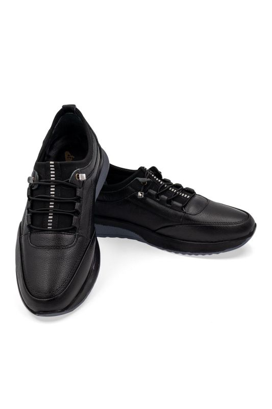 Men's Genuine Leather Orthopedic Comfort Sneakers