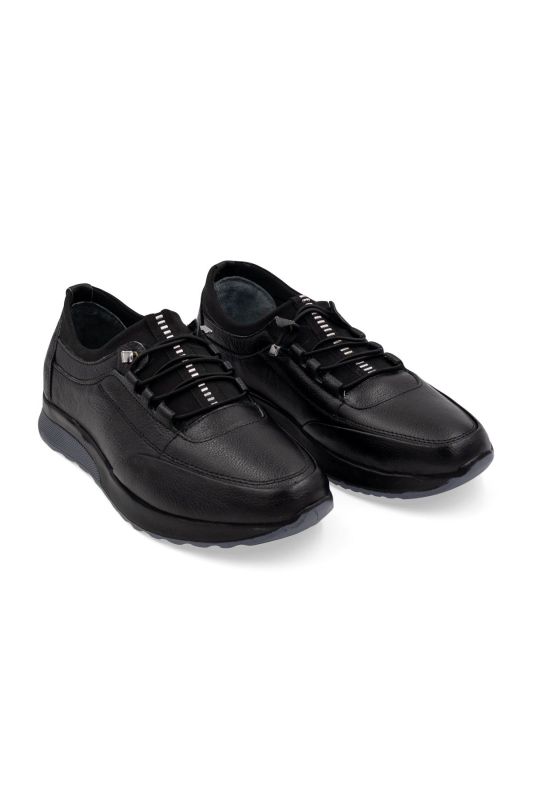 Men's Genuine Leather Orthopedic Comfort Sneakers