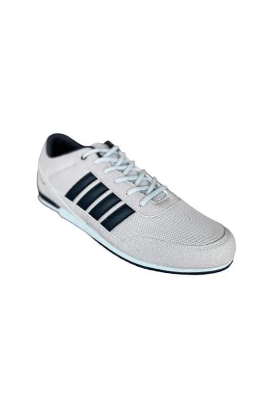 Men's Comfortable Battal Size Large Size Sneakers (44-47) WHITE