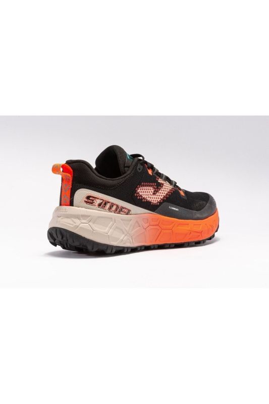 Sime Men 2301 Black Orange Walking Shoes