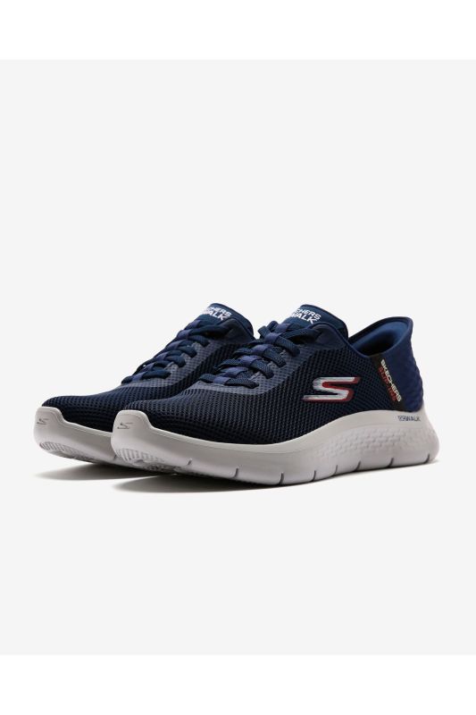 Go Walk Flex - Hands Up Men's Navy Blue Walking Shoes 216496Tk Nvy