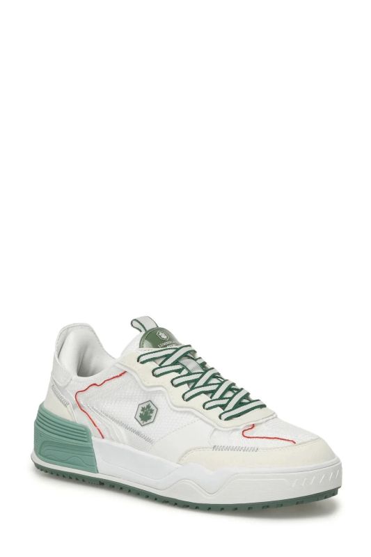 Mezzy Men's Shoes - White Lime