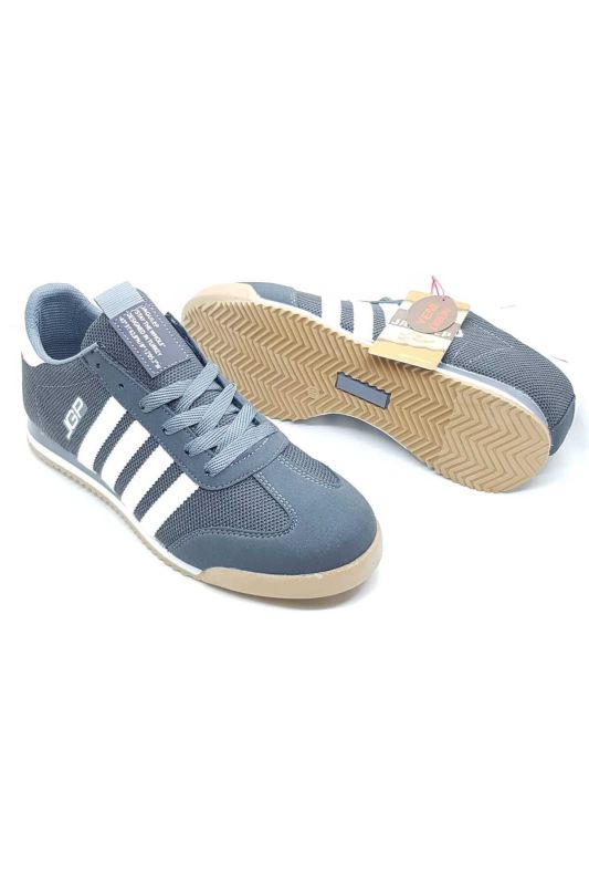 thin sole gray lace-up sneakers mesh summer product non-slip rubber sole