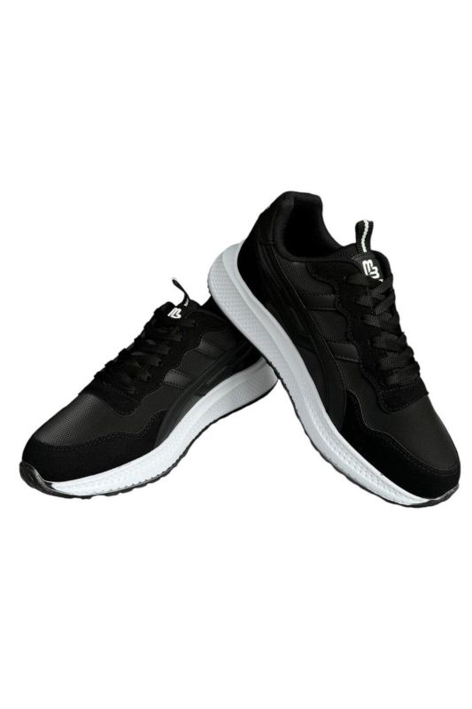 Men's Comfort Light Sole Sneakers BLACK - BLACK