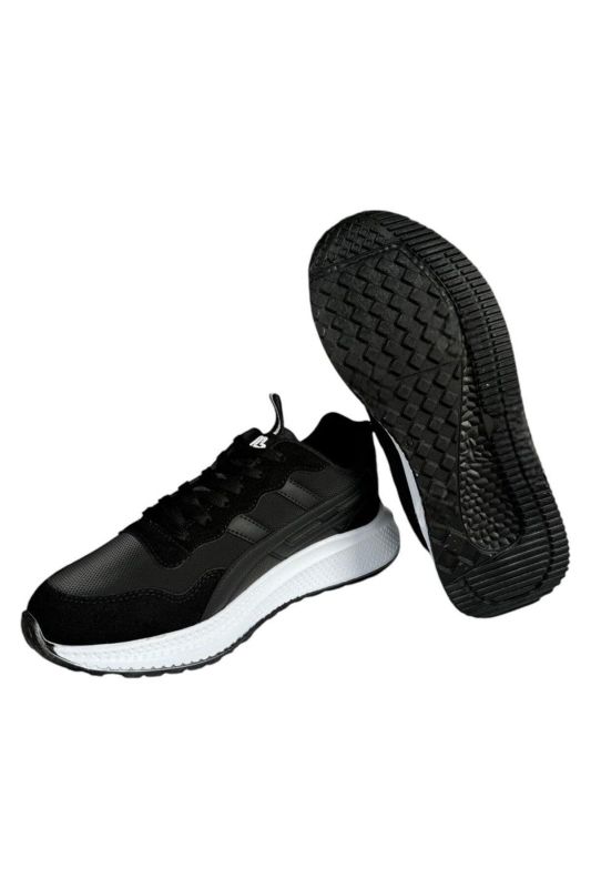 Men's Comfort Light Sole Sneakers BLACK - BLACK