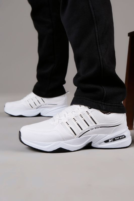 Black and white Orthopedic-anatomic Sole Casual Walking Shoes