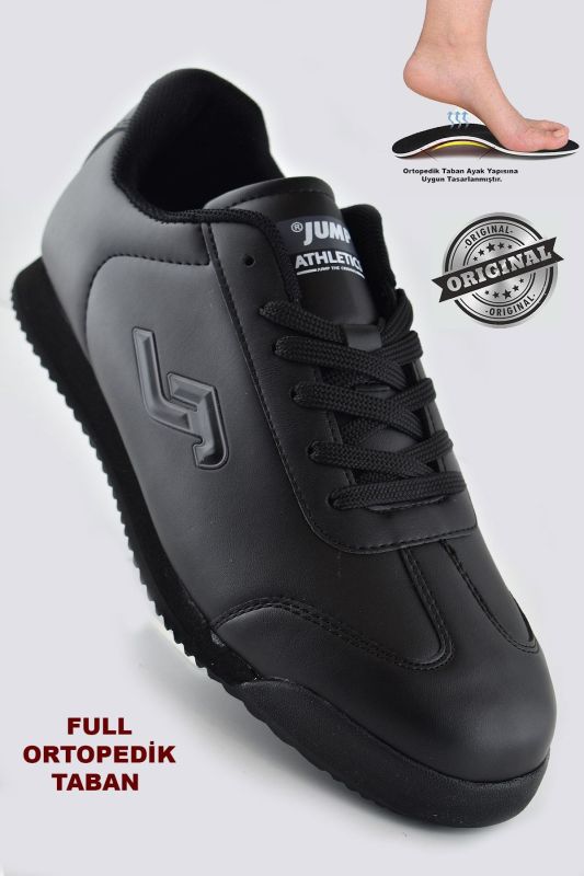 28165 Black Men's Sneakers Walking Sneakers