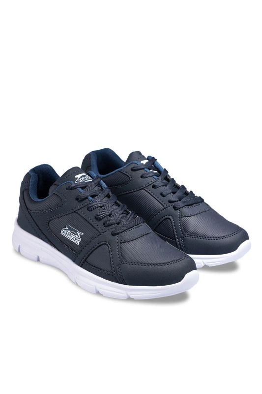 Men's Winter Waterproof Anti-Slip Sole Lightweight Comfortable Orthopedic Leather Navy Blue Style Sneakers