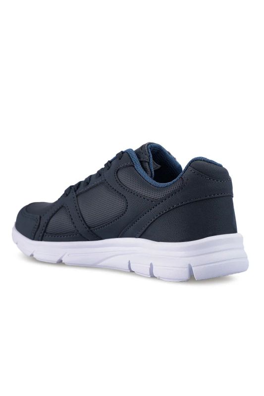 Men's Winter Waterproof Anti-Slip Sole Lightweight Comfortable Orthopedic Leather Navy Blue Style Sneakers