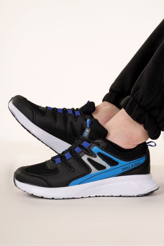 Men's Walking Sneakers Lace-up Flexible Comfortable And Ergonomic Suitable For Daily Wear