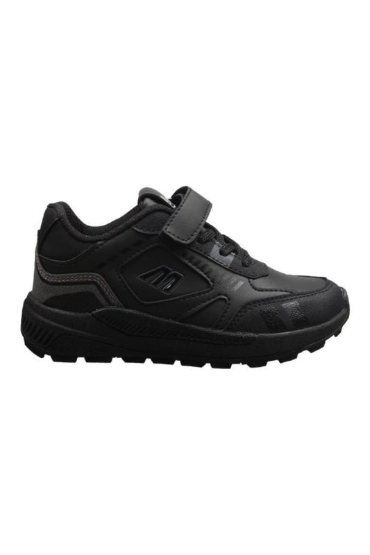 M.p Kids Winter Waterproof Non-Slip Lightweight Poly Sole Comfortable Leather Black Sneakers