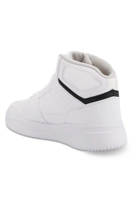 Men's Winter Waterproof Anti-Slip Poly Sole Lightweight Comfortable Orthopedic Leather white Style Sneakers