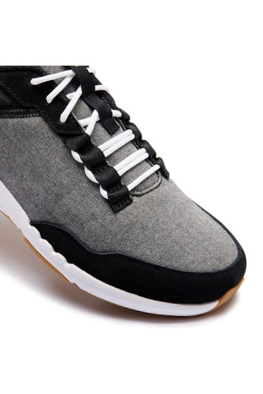 Men's Walking Shoes - Black / Gray - Walk Active