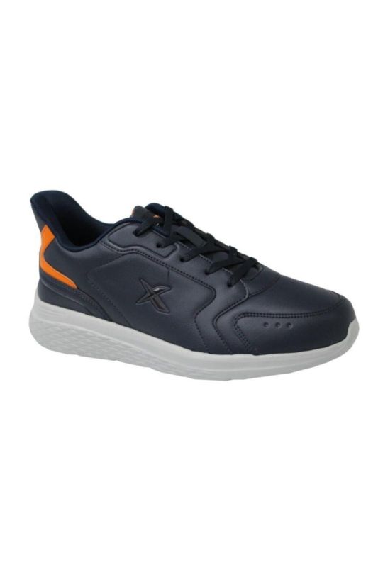 MARNED PU Navy Blue Men's Running Shoes 100535588