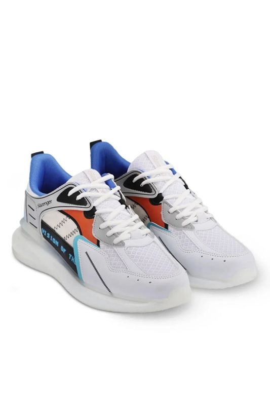 Bashe White Men's Sneaker Shoes