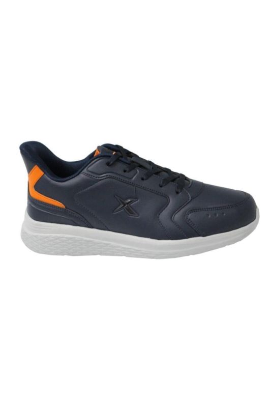 MARNED PU Navy Blue Men's Running Shoes 100535588