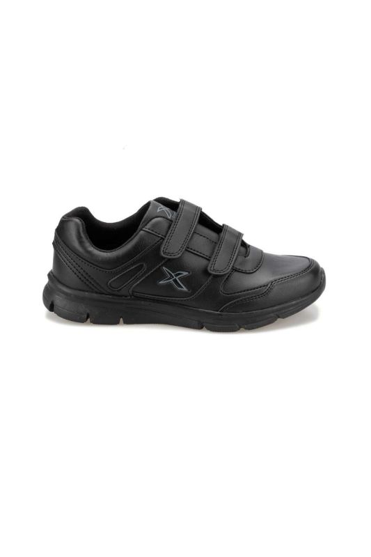 Men's Black Velcro Casual Sneakers