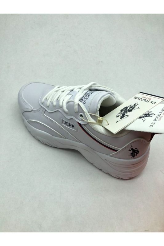 U.s Polo Assn. Tracey 3fx High Sole White Unisex Sneakers