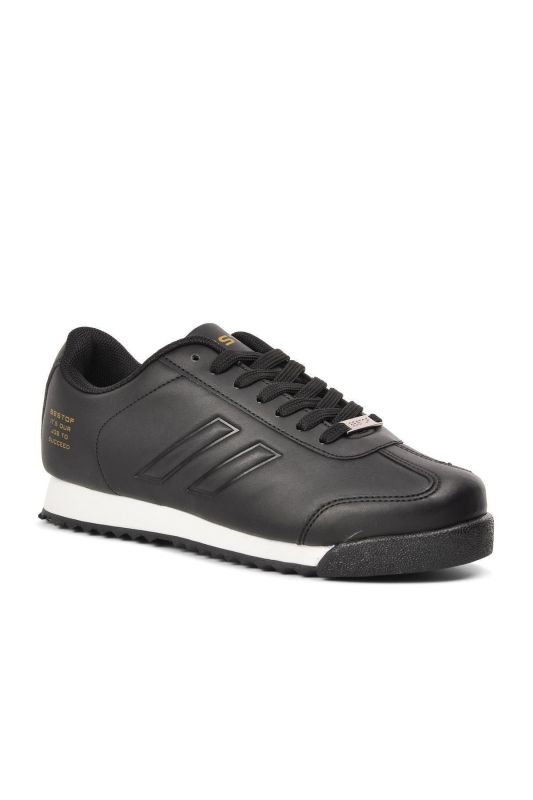 Bestof Bst-b61 Black-and-white Men's Sneakers