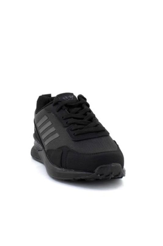 Black Men's Thick Casual Large Size Toe 46 47 48 Sport Sneaker Walking Training Shoes