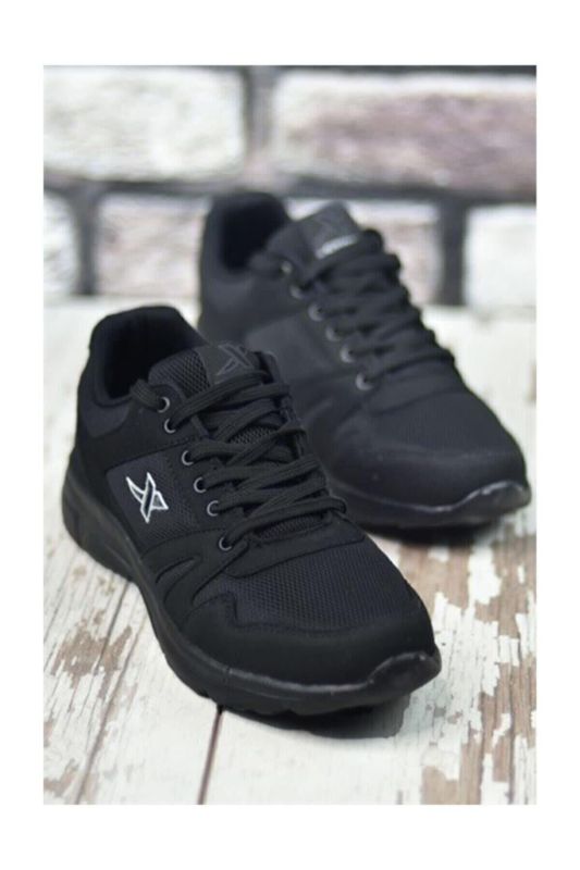 Black Orthopedic Lightweight Casual Sport Walking Sneaker Orthopedic Shoes